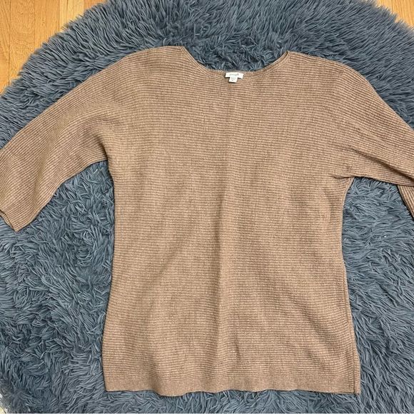 J. Jill Pure Jill Wool Cashmere Knit 3/4 Sleeve Pullover Sweater - Picture 1 of 5